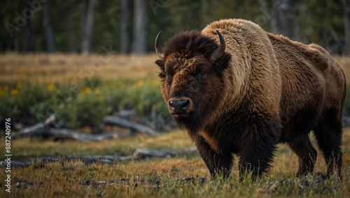 Wallpaper Mural The diverse wildlife thriving in Yellowstone's vast wilderness ai_generated Torontodigital.ca