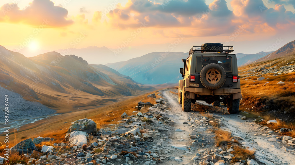 Fototapeta premium Off-Road Adventure