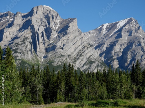 Mount Kidd at Kananaskis in the Canadian Rockies