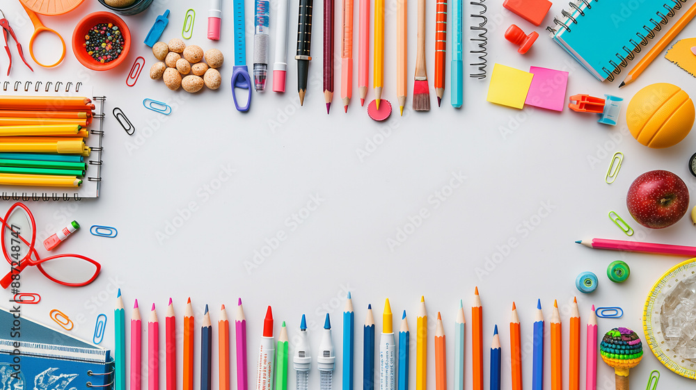 Obraz premium back to school background