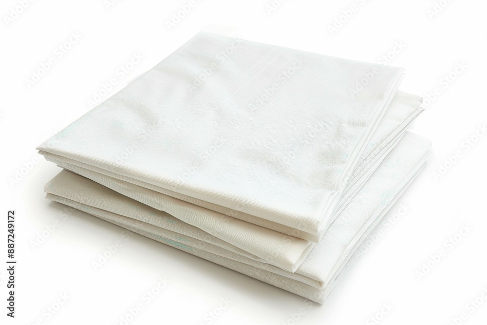 Canvas Sheets, isolated on white Canvas Sheets, isolated on white