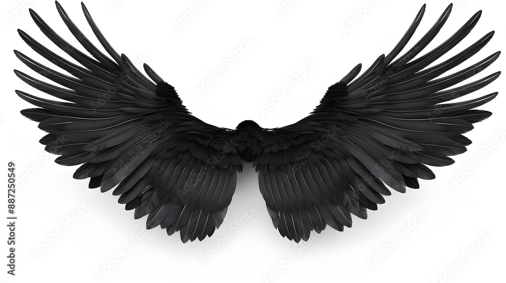 Obraz premium bird, vector, silhouette, flying, wing, eagle, animal, illustration, wings, black, tattoo, feather, fly, dove, angel, nature, flight, symbol, sky, birds, design, crow, hawk, wildlife, art