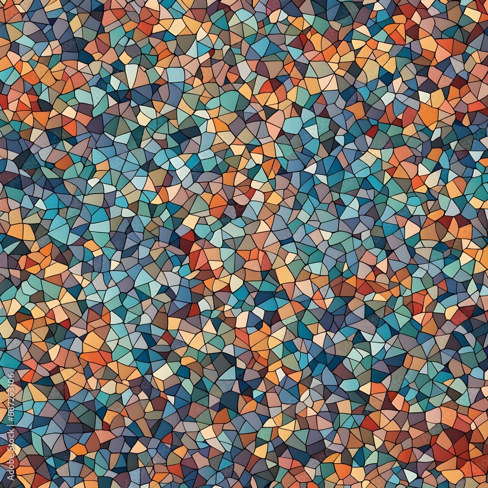 abstract mosaic of tiny geometric shapes abstract mosaic of tiny geometric shapes
