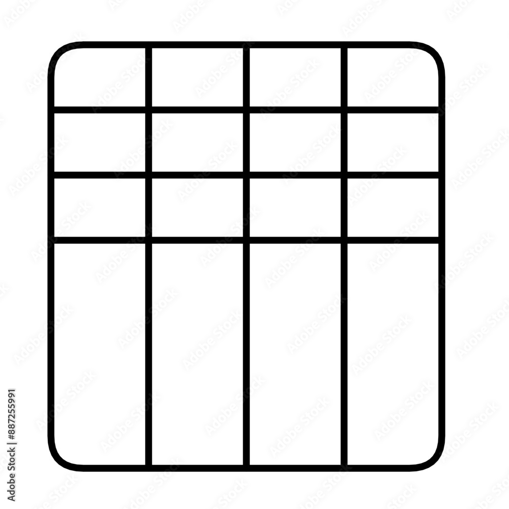 A versatile table layout template with a nice minimalist design A versatile table layout template with a nice minimalist design