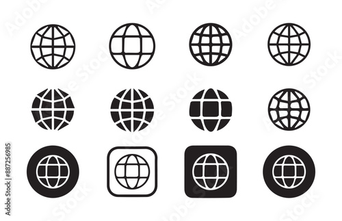 world web icon.website icon for contact icons.vector Adobe Illustrator Artwork