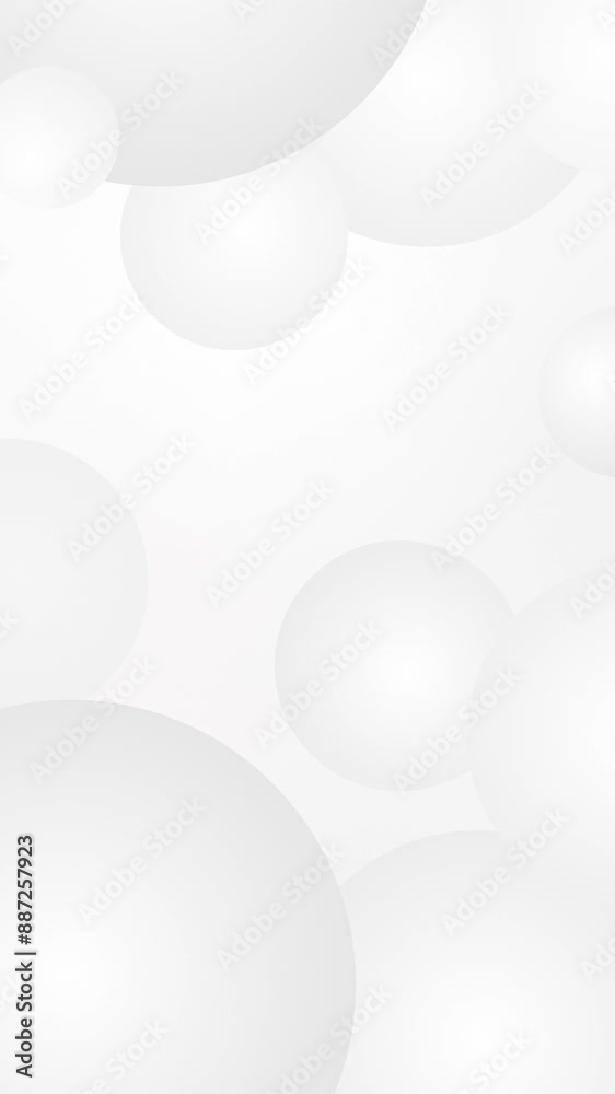 縦型 円形の抽象背景ループアニメーション(グレー) 縦型 円形の抽象背景ループアニメーション(グレー)