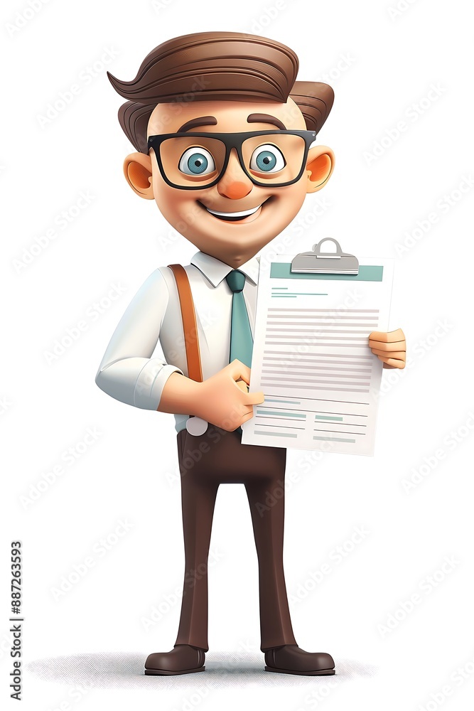 A 4D cartoon career coach with a resume on a white 64 3922 cartoon, businessman, business, vector, illustration, people, person, character, work, office, job, comic, superhero, hero, worker, presentat A 4D cartoon career coach with a resume on a white 64 3922 cartoon, businessman, business, vector, illustration, people, person, character, work, office, job, comic, superhero, hero, worker, presentat