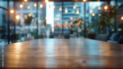 Wallpaper Mural Blur background of empty modern office background in city center  Workspace interior design  Clean and bright office gallery background : Generative AI Torontodigital.ca