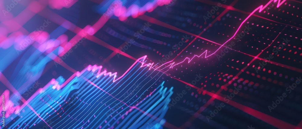 Energy Use Intensity EUI is calculated and visualized on a holographic chart, futuristic with hologram, with copy space Energy Use Intensity EUI is calculated and visualized on a holographic chart, futuristic with hologram, with copy space