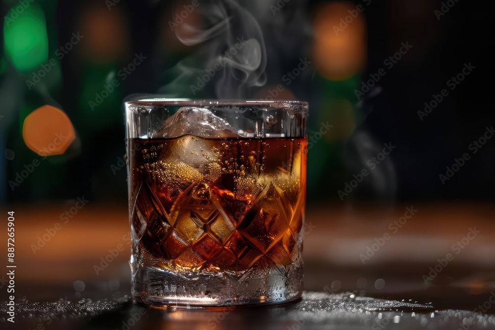 Jagermeister midpour, with its dark, herbal blend creating a bold and complex explosion Jagermeister midpour, with its dark, herbal blend creating a bold and complex explosion