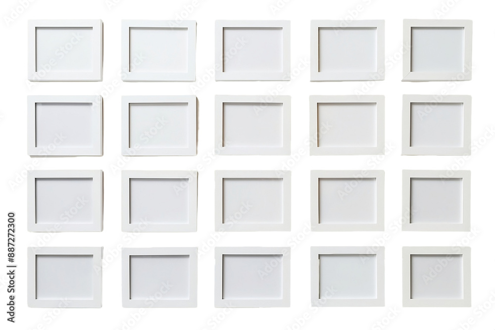 Blank Picture Frames Collection On PNG Background Blank Picture Frames Collection On PNG Background