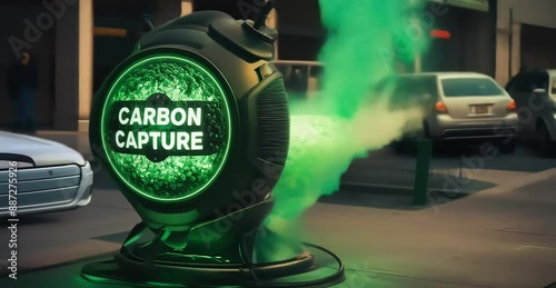 Revolutionary sidewalk carbon capture using microbial algae: Algae-based technology absorbs carbon from vehicle fumes, producing oxygen