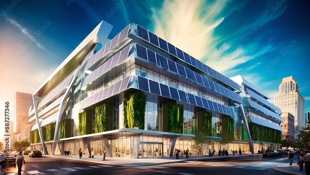 Obraz premium Modern office building. 