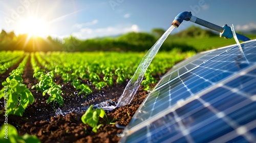 Harnessing Innovation: Solar-Powered Irrigation System Revolutionizing Water Management in Agriculture photo