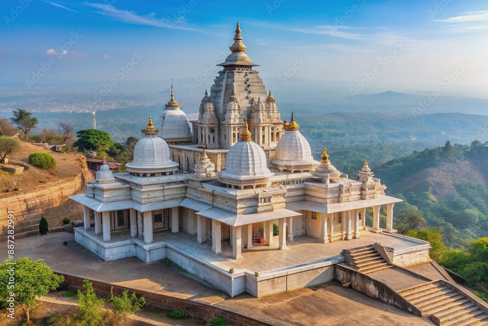 Famous Jain Temple on Parasnath Hill in Jharkhand, India, Sacred ...