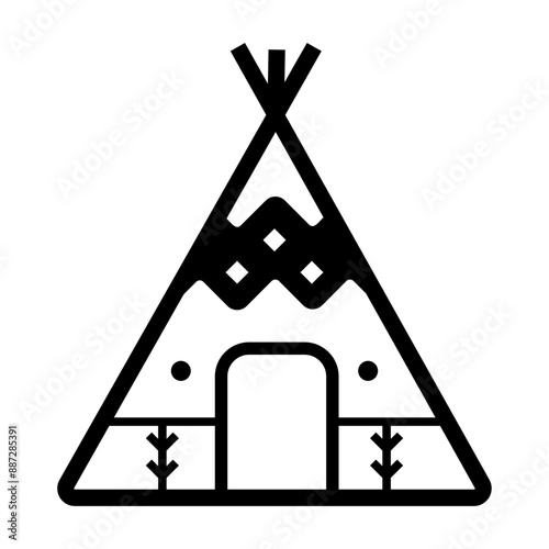 tipi Line Icon