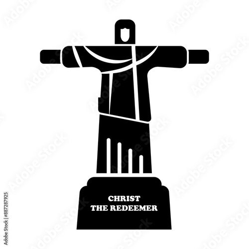 christ the redeemer Solid icon