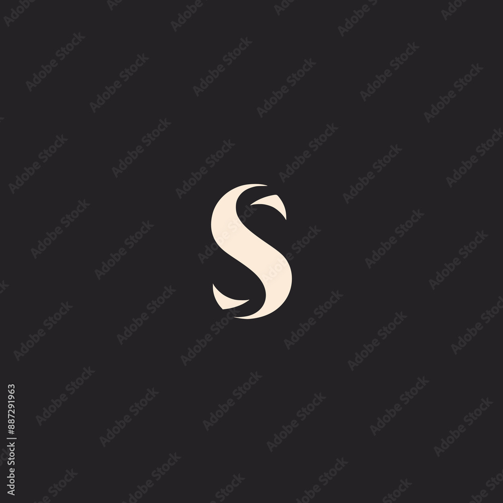 letter S luxury logo vector illustration template design letter S luxury logo vector illustration template design