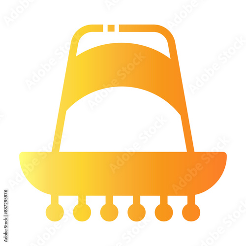 spanish hat Line Gradient Icon