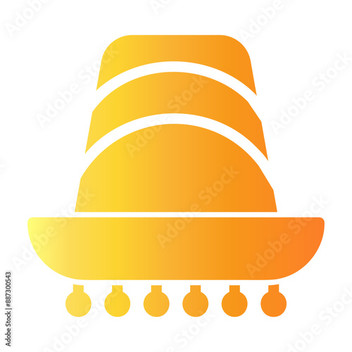 spanish hat Gradient icon