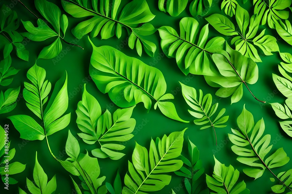 luxury leaf shadow leaves in blank green natural background. concept scene stage showcase, product, nature, perfume, promotion sale, banner, presentation, cosmetic. luxury leaf shadow leaves in blank green natural background. concept scene stage showcase, product, nature, perfume, promotion sale, banner, presentation, cosmetic.
