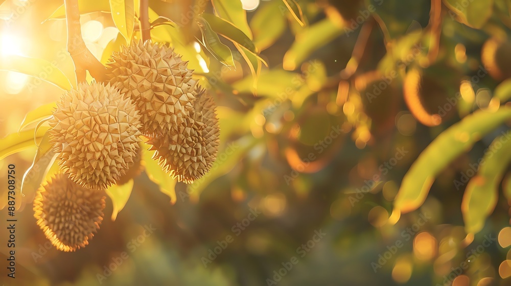 A durian orchard in Thailand. A durian orchard in Thailand.