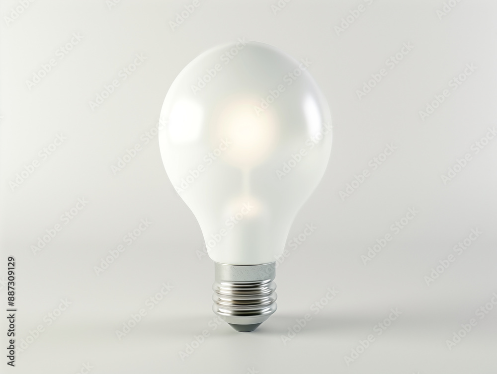 Light bulb, isolated on white background. Idea on inspiration concept Light bulb, isolated on white background. Idea on inspiration concept