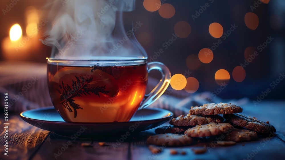 A steaming cup of tea is the perfect way to relax and unwind A steaming cup of tea is the perfect way to relax and unwind