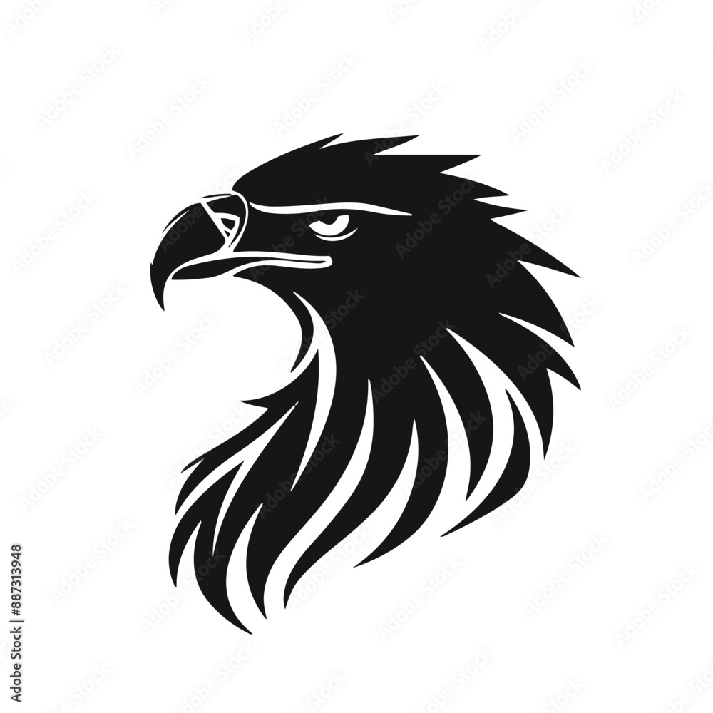 Fototapeta premium eagle head logo