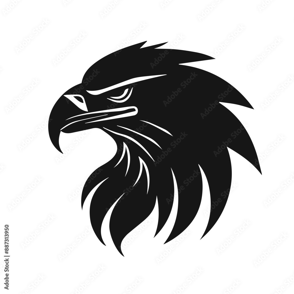 Fototapeta premium eagle head logo