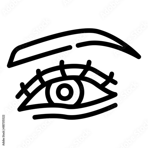 beautician Line Icon