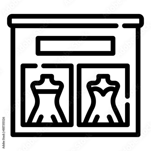 boutique Line Icon