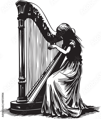 harp and instruments