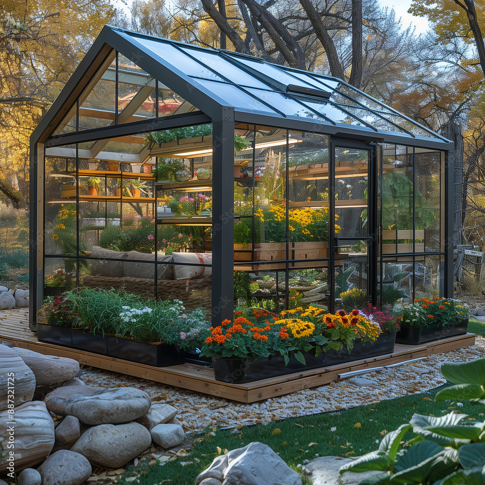 Admire the Greenhouse with Clear Acrylic Panels - A Unique Architectural Feature Admire the Greenhouse with Clear Acrylic Panels - A Unique Architectural Feature