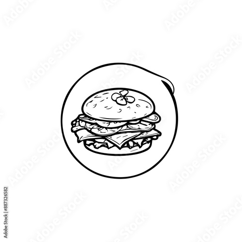 Hand Drawn Vector Doodle Illustration. healthy food ingredient doodles with vector.