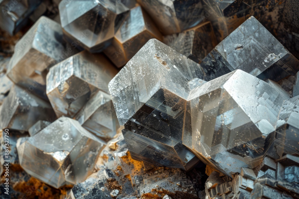 Silicate Tetrahedron: A close-up view of the silicate tetrahedron structure, illustrating the fundamental building block of silicate minerals. Silicate Tetrahedron: A close-up view of the silicate tetrahedron structure, illustrating the fundamental building block of silicate minerals.