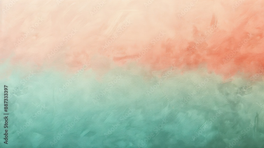 Tranquil Gradient of Soft Coral to Pale Teal - Modern Soft Colors Background Tranquil Gradient of Soft Coral to Pale Teal - Modern Soft Colors Background