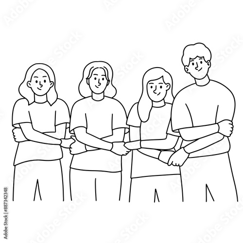 Teamwork volunteer