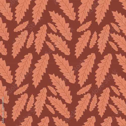 Autumn vector ilustration seamless patern.Great for textile,fabric,wrapping paper,and any print.Vintages style.
