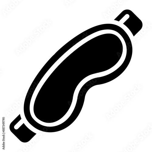 sleeping mask Solid icon