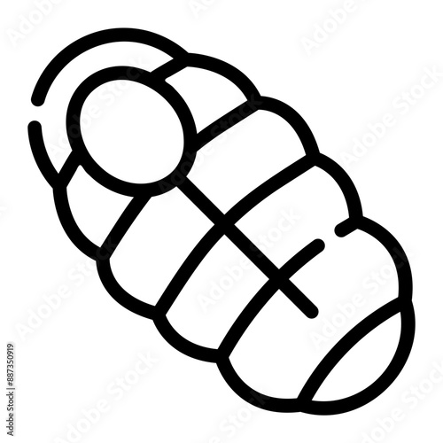 sleeping bag Line Icon