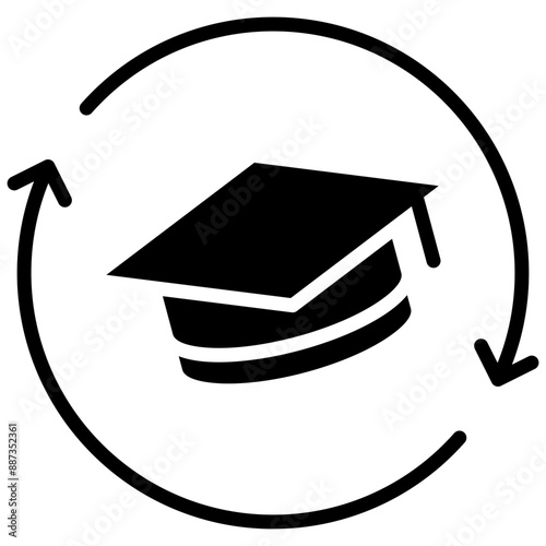 Flipped Classroom  Icon Element For Design