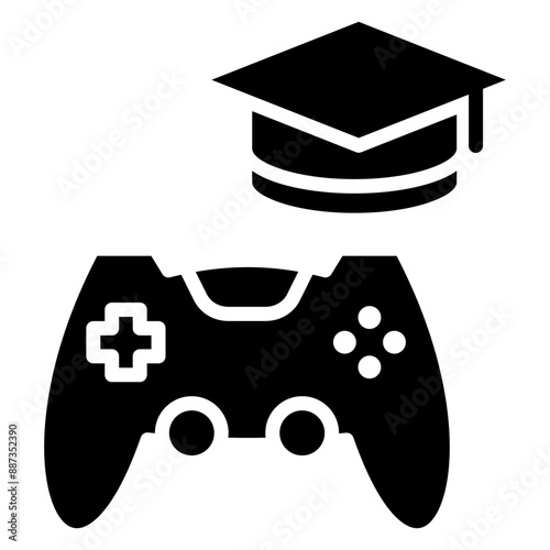 Learning Games Icon Element For Design