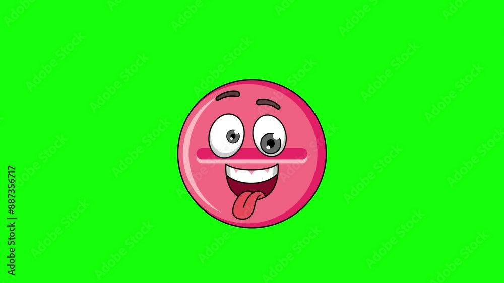 Funny face animation of medicine tablet cartoon, mascot on a greenscreen Funny face animation of medicine tablet cartoon, mascot on a greenscreen