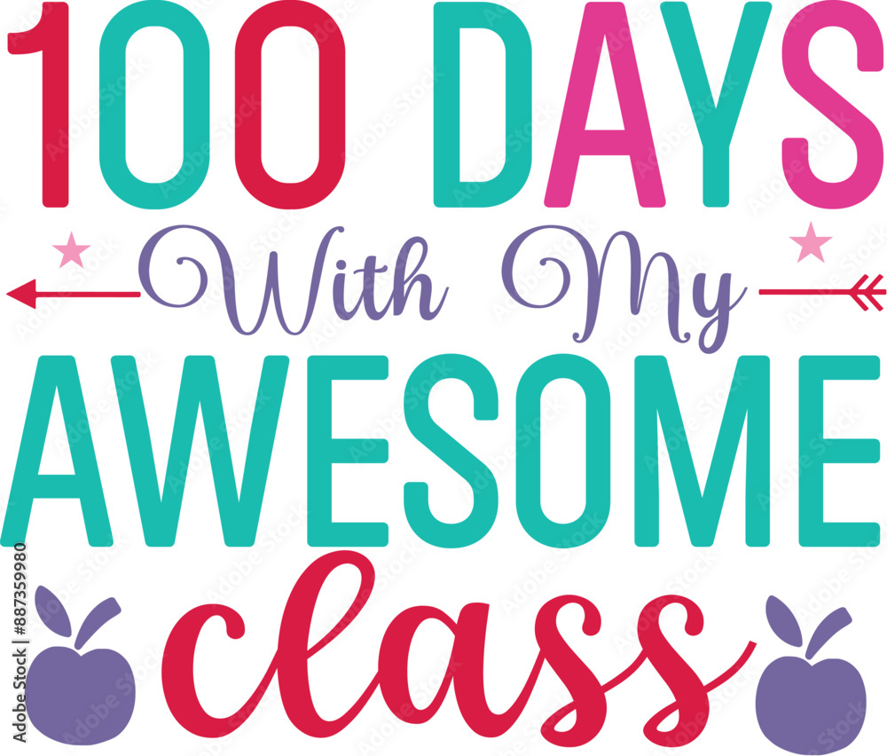 100 days of School SVG, 100 Days of quotes svg Shirt Design 100 days of School SVG, 100 Days of quotes svg Shirt Design