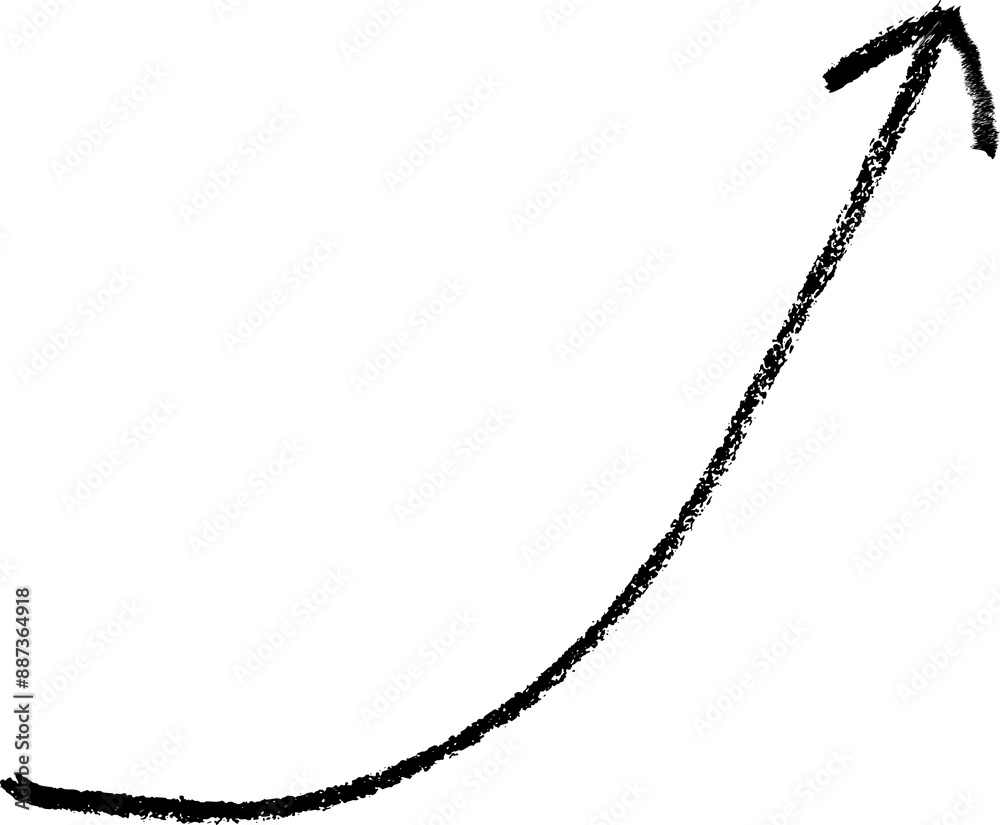 Arrow crayon hand drawn sketch. Pencil and chalk scribble. Doodle charcoal textured grunge element. Curve swirl black mark Arrow crayon hand drawn sketch. Pencil and chalk scribble. Doodle charcoal textured grunge element. Curve swirl black mark