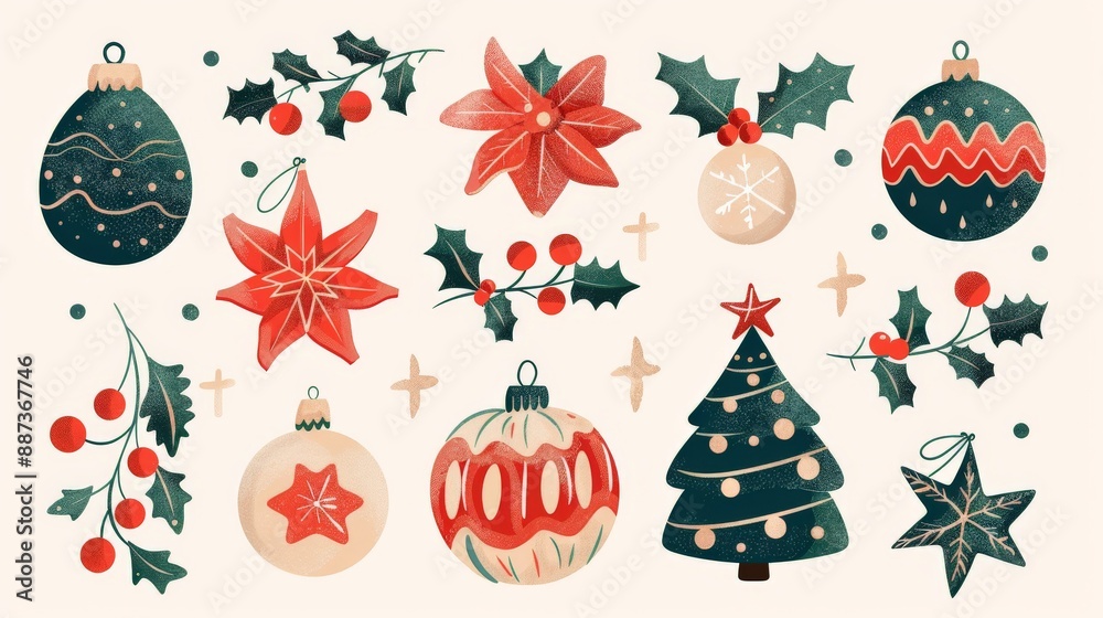 Christmas Ornaments Illustration Christmas Ornaments Illustration