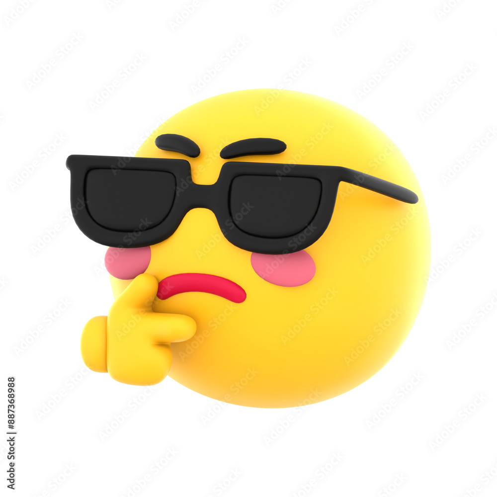 Cool emoji with sunglass Cool emoji with sunglass
