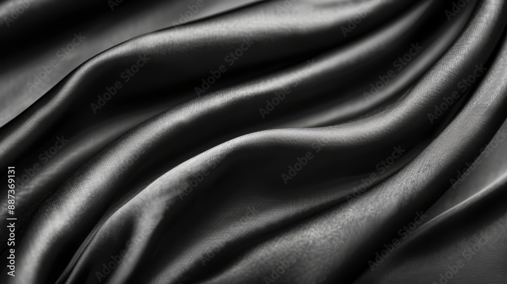 Fototapeta premium long, wavy, and elegant
