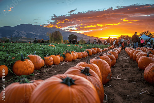 pumpkin patch autumn farm festival sunset california fall harvest family fun stalls nature market